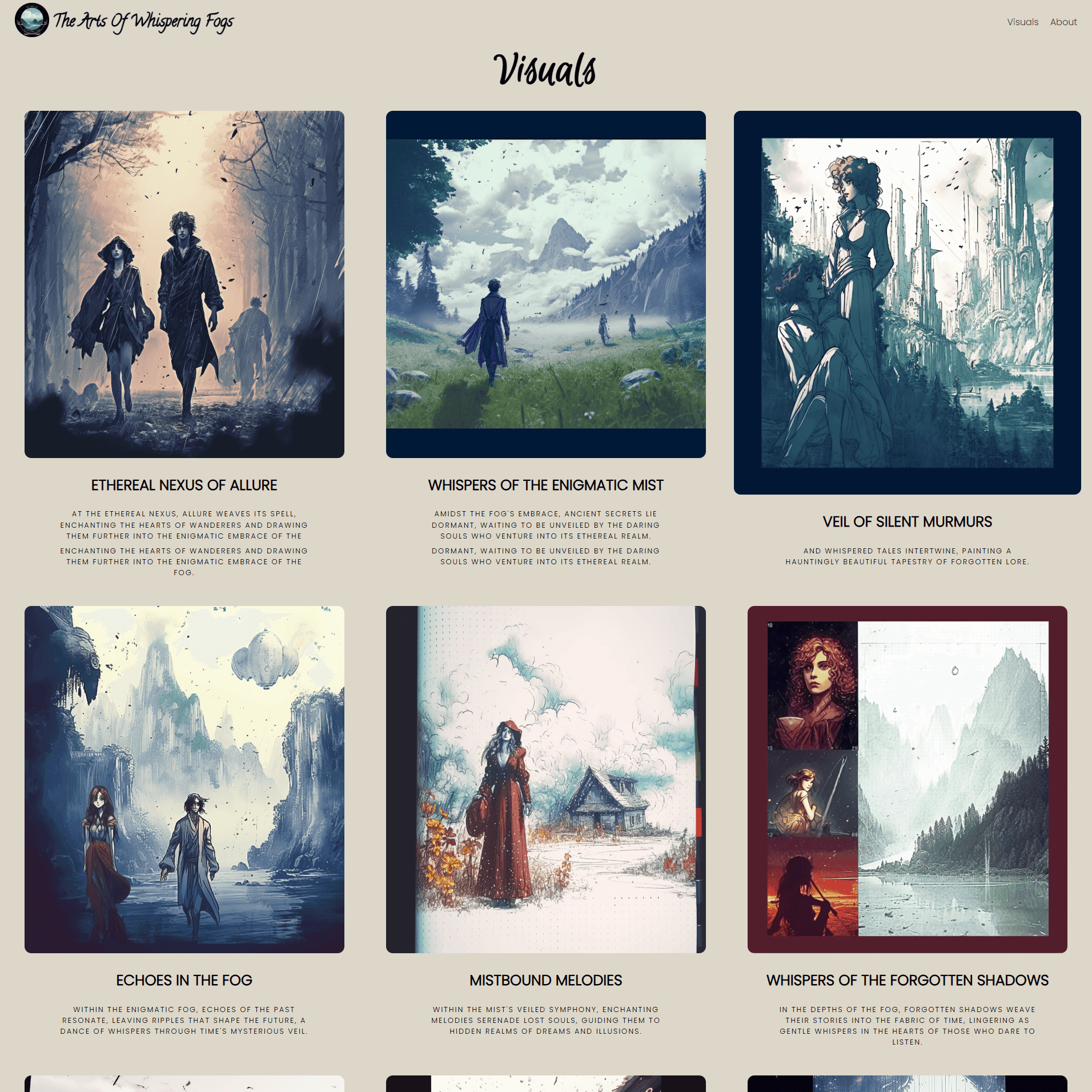 The Arts of Whispering Fogs screenshot