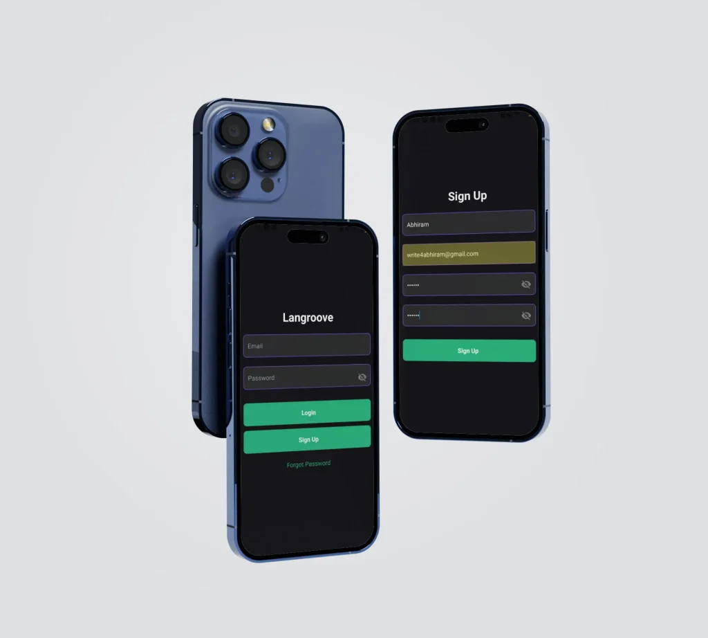 Langroove app screenshot